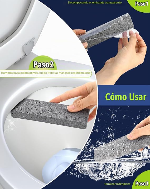 Piedras de Pómez para Limpieza de Inodoros