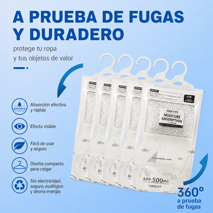 Pack de 10 Bolsas Absorbentes de Humedad