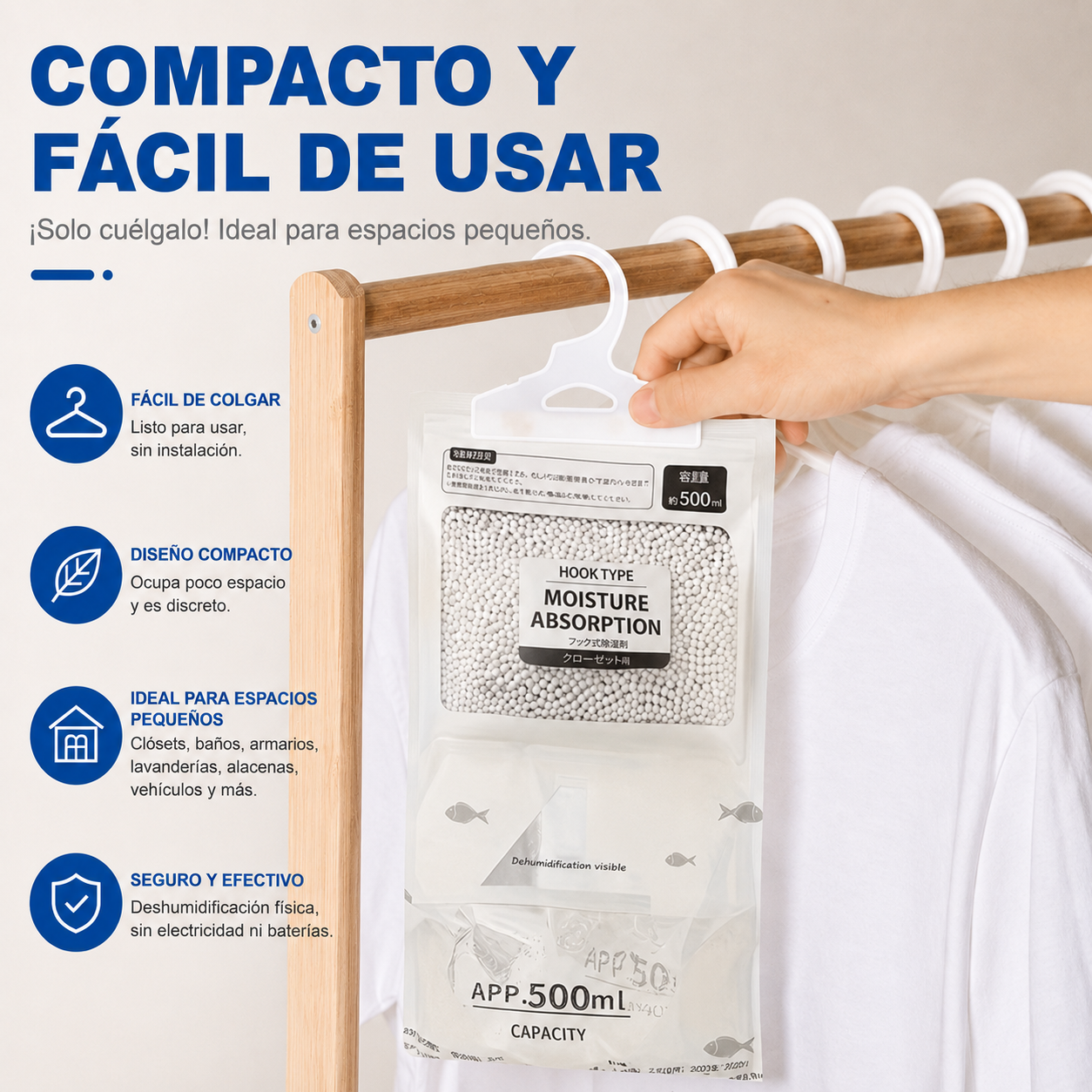 Pack de 10 Bolsas Absorbentes de Humedad